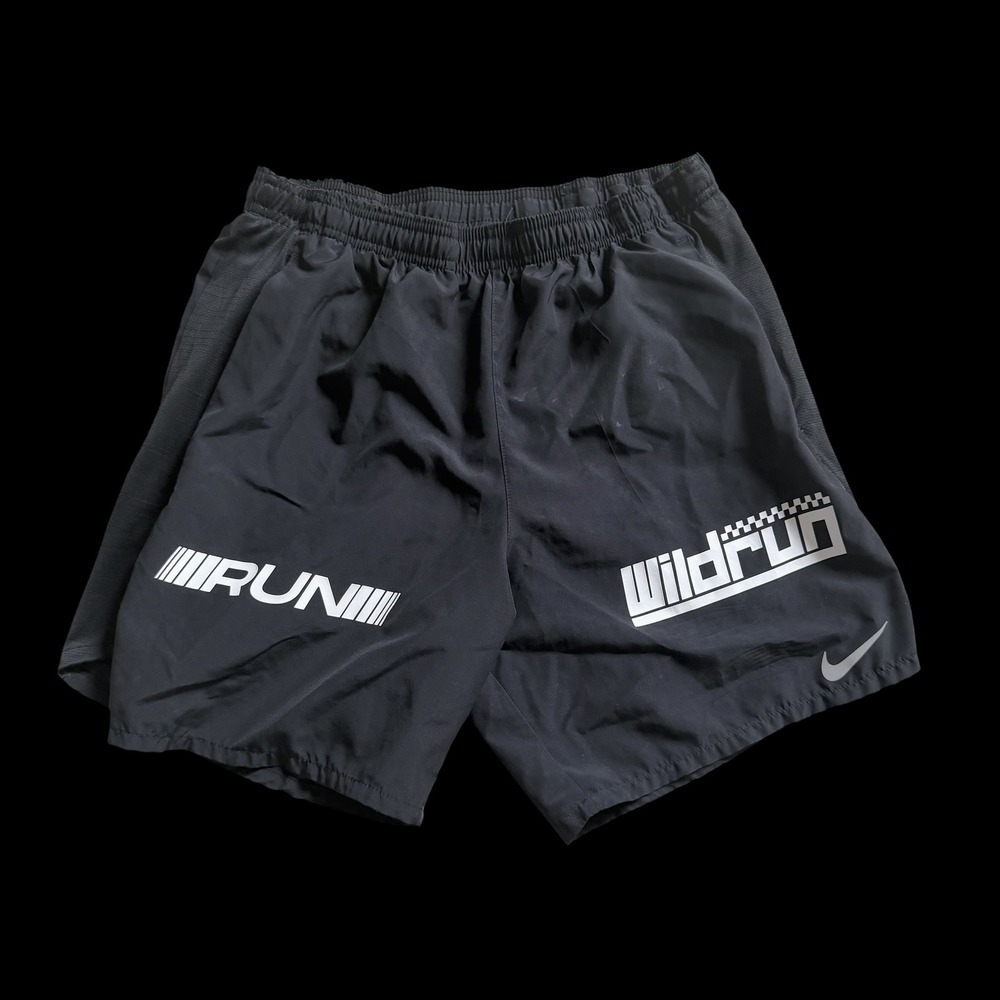 Nike Wild Run Challenger Running Shorts Black Reflective XS/SM